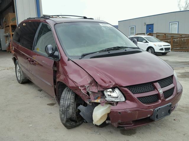 2B4GP443X2R780486 - 2002 DODGE GRAND CARA BURGUNDY photo 1