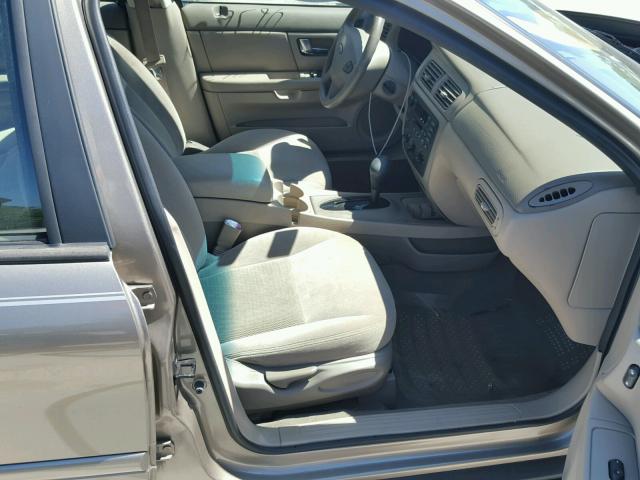 1FAFP53293A159359 - 2003 FORD TAURUS SE TAN photo 5