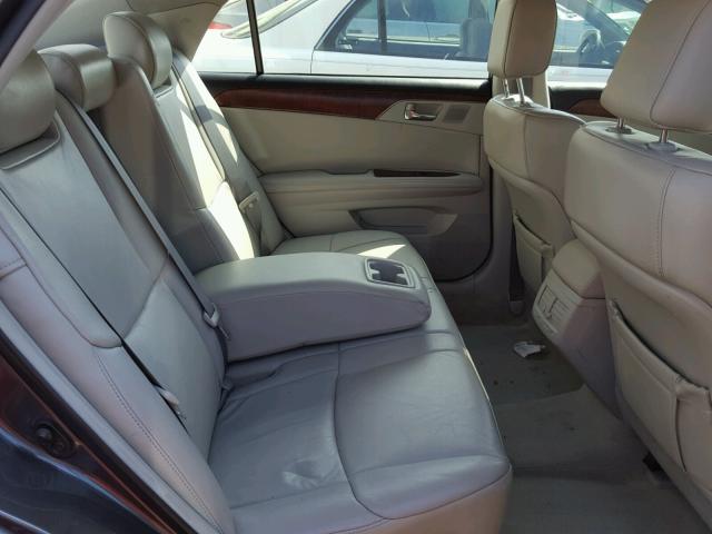 4T1BK3DB4BU393153 - 2011 TOYOTA AVALON BAS GRAY photo 6