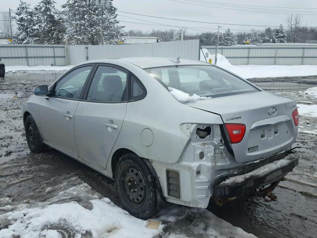 KMHDU4AD7AU941157 - 2010 HYUNDAI ELANTRA BL SILVER photo 3