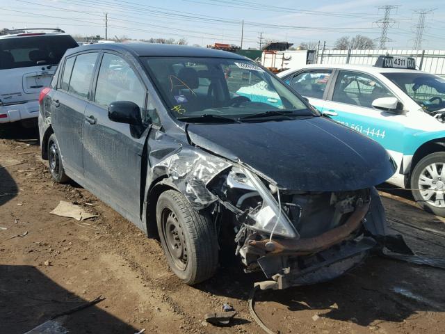 3N1BC13E89L382407 - 2009 NISSAN VERSA S BLACK photo 1