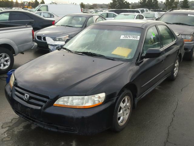 JHMCG66871C008409 - 2001 HONDA ACCORD EX BLACK photo 2