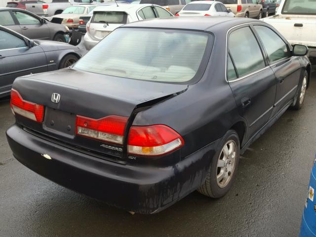 JHMCG66871C008409 - 2001 HONDA ACCORD EX BLACK photo 4