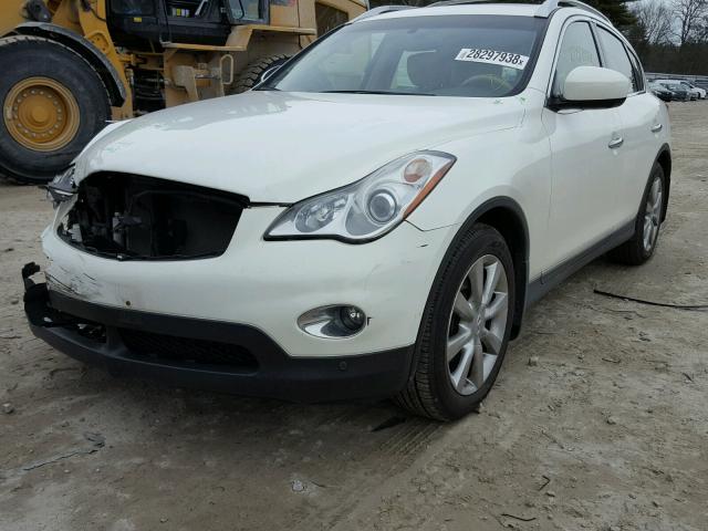 JN1AJ0HR5CM450618 - 2012 INFINITI EX35 BASE WHITE photo 2