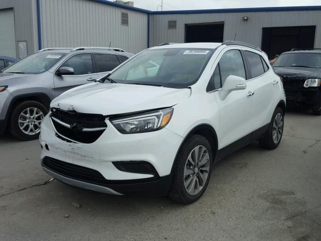 KL4CJASB3HB042686 - 2017 BUICK ENCORE PRE WHITE photo 2