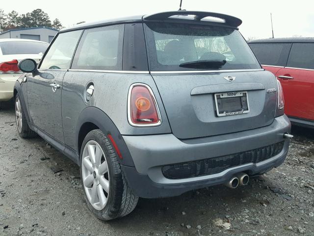 WMWMF73558TT86941 - 2008 MINI COOPER S GRAY photo 3