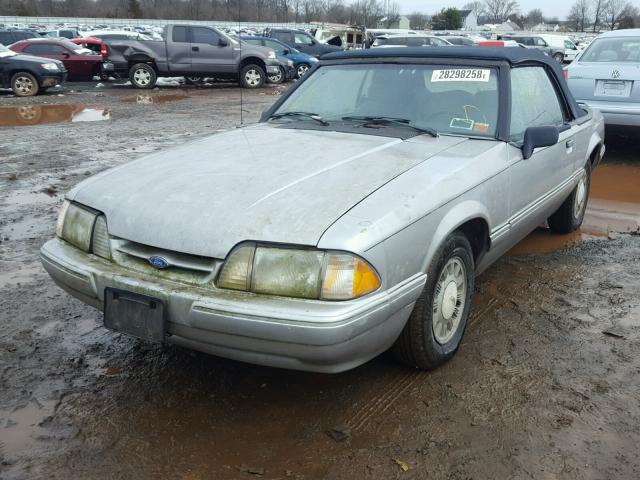 1FACP44M4PF138523 - 1993 FORD MUSTANG LX SILVER photo 2