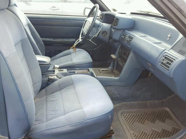 1FACP44M4PF138523 - 1993 FORD MUSTANG LX SILVER photo 5