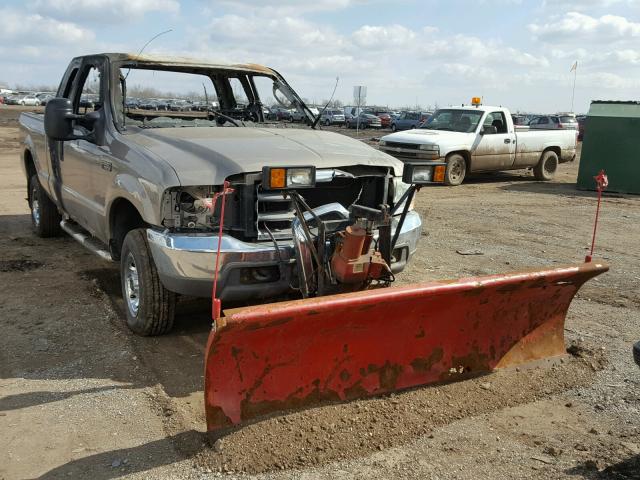 3FTNX21L84MA09988 - 2004 FORD F250 SUPER BROWN photo 1