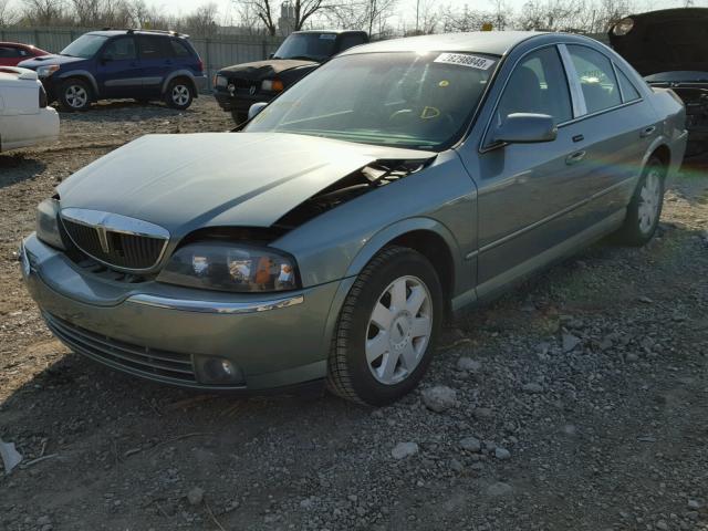 1LNHM86S05Y644732 - 2005 LINCOLN LS TEAL photo 2