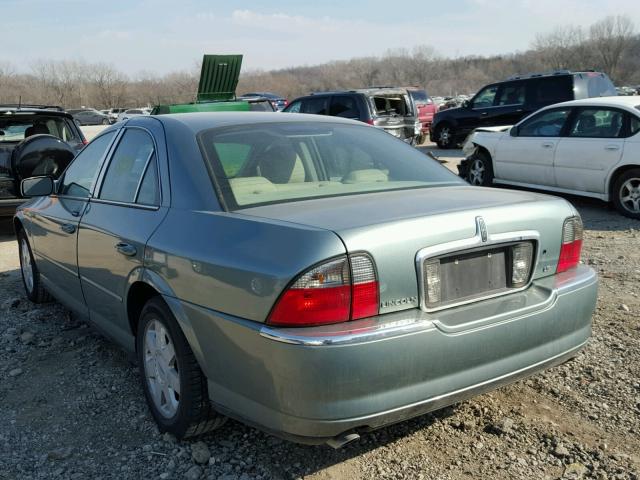 1LNHM86S05Y644732 - 2005 LINCOLN LS TEAL photo 3