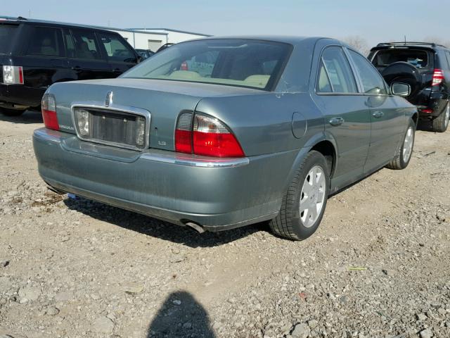 1LNHM86S05Y644732 - 2005 LINCOLN LS TEAL photo 4