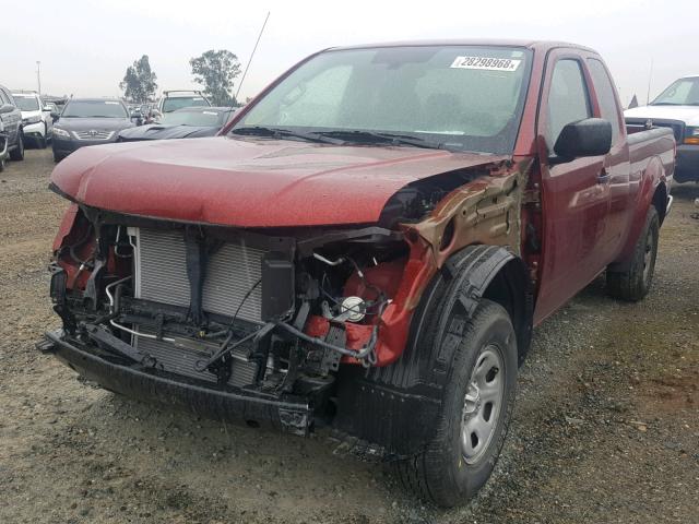 1N6BD0CT0GN779607 - 2016 NISSAN FRONTIER S RED photo 2
