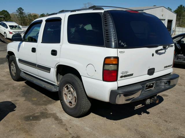 1GNEC13V24J242693 - 2004 CHEVROLET TAHOE C150 WHITE photo 3