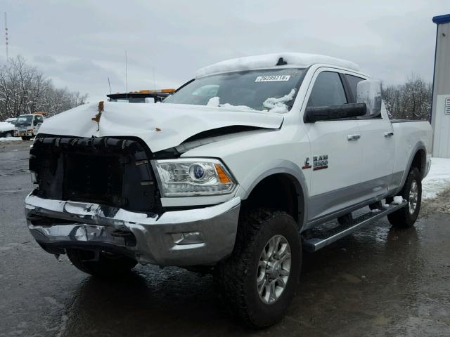 3C63R3EL4FG621356 - 2015 RAM 3500 LARAM WHITE photo 2