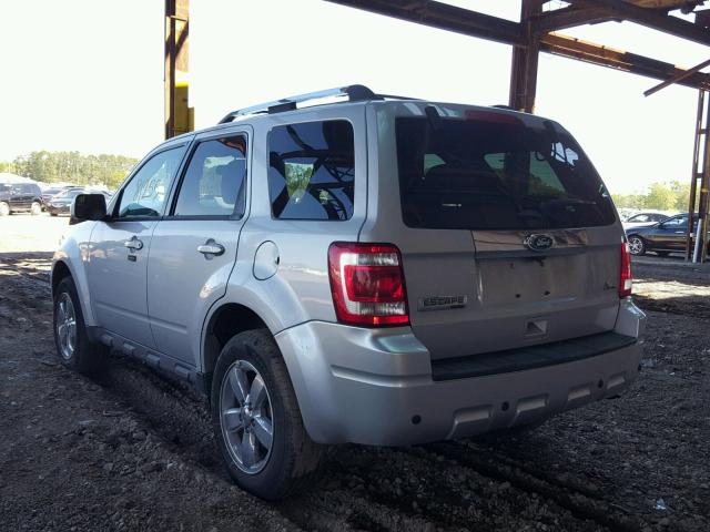 1FMCU9EG5BKB69736 - 2011 FORD ESCAPE LIM SILVER photo 3