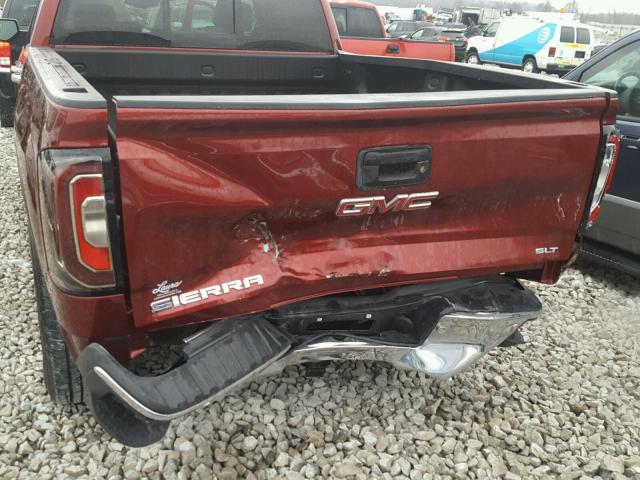 3GTU2NEC2GG381996 - 2016 GMC SIERRA K15 BURGUNDY photo 9