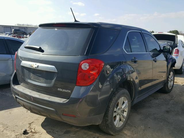 2GNALBEK5D1126857 - 2013 CHEVROLET EQUINOX LS GRAY photo 4