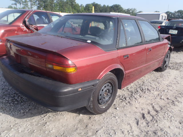 1G8ZF5593RZ245856 - 1994 SATURN SL MAROON photo 4