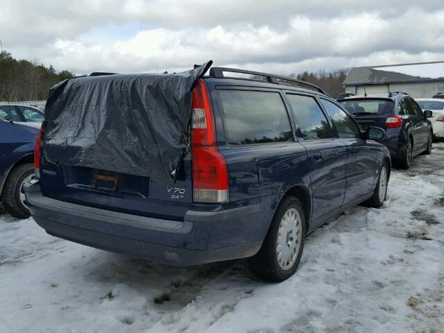 YV1SW58D311128945 - 2001 VOLVO V70 2.4T BLUE photo 4