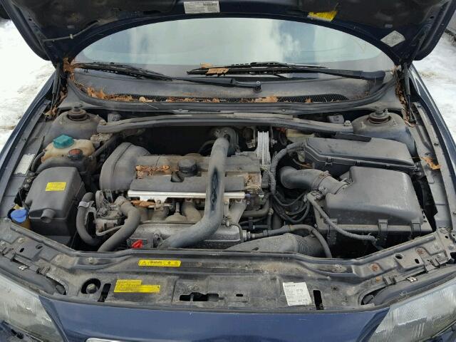 YV1SW58D311128945 - 2001 VOLVO V70 2.4T BLUE photo 7