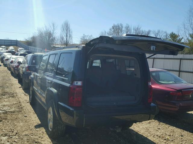 1J8HG48P77C584910 - 2007 JEEP COMMANDER GREEN photo 3