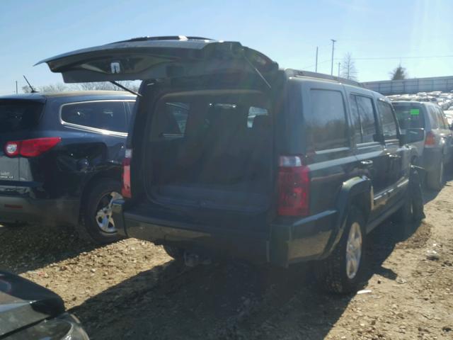 1J8HG48P77C584910 - 2007 JEEP COMMANDER GREEN photo 4