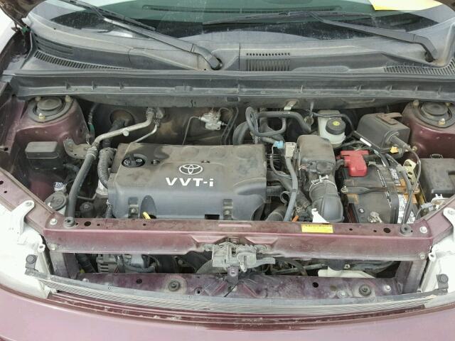 JTLKT324X54020570 - 2005 TOYOTA SCION XB PURPLE photo 7