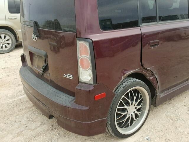 JTLKT324X54020570 - 2005 TOYOTA SCION XB PURPLE photo 9