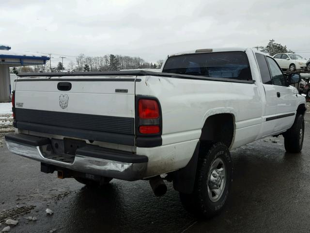 1B7KF2364YJ127780 - 2000 DODGE RAM 2500 WHITE photo 4