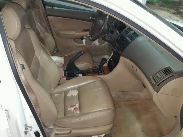 1HGCM56633A109238 - 2003 HONDA ACCORD EX WHITE photo 5