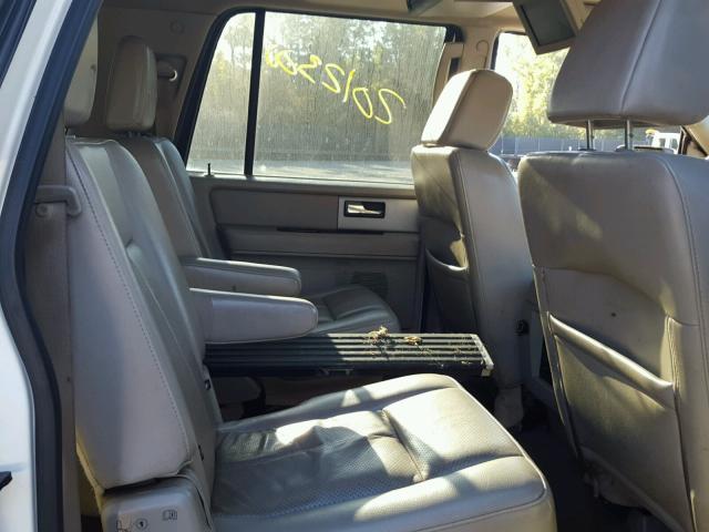 1FMFK20538LA09941 - 2008 FORD EXPEDITION WHITE photo 6