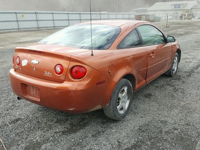 1G1AK15F677138217 - 2007 CHEVROLET COBALT LS ORANGE photo 4