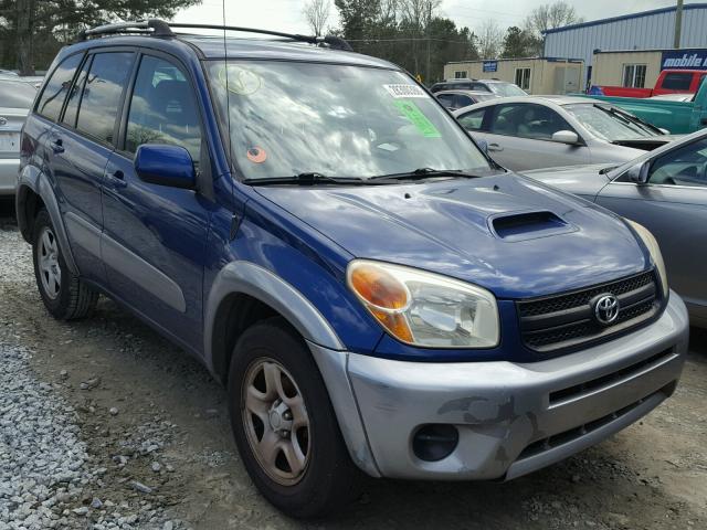 JTEGD20V940036314 - 2004 TOYOTA RAV4 BLUE photo 1