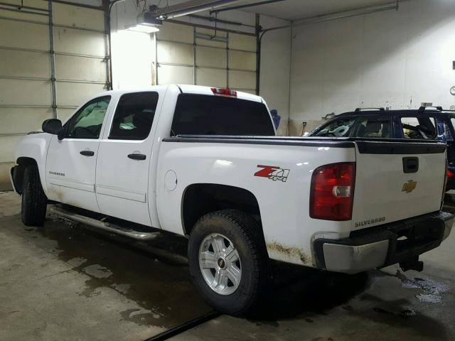 3GCRKSE31AG139339 - 2010 CHEVROLET SILVERADO WHITE photo 3