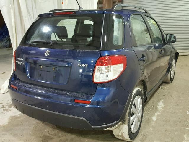 JS2YA5A38A6301559 - 2010 SUZUKI SX4 BASE BLUE photo 4