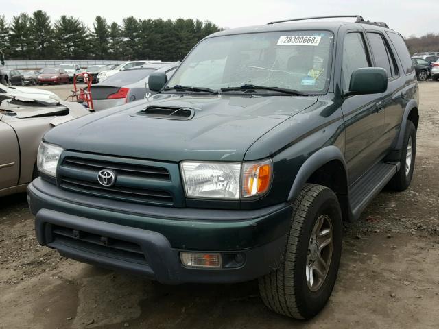 JT3HN86R2X0258799 - 1999 TOYOTA 4RUNNER SR GREEN photo 2