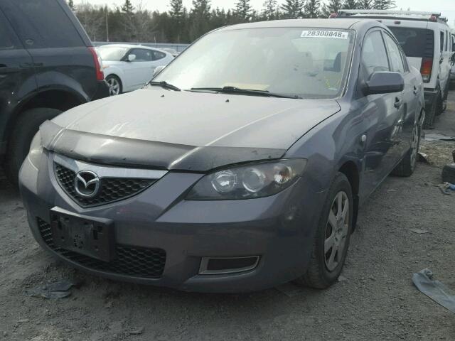 JM1BK32F271755208 - 2007 MAZDA 3 I GRAY photo 2