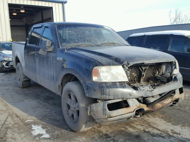 1FTPW14534KC26519 - 2004 FORD F150 SUPER BLACK photo 1