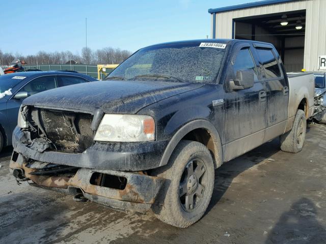 1FTPW14534KC26519 - 2004 FORD F150 SUPER BLACK photo 2