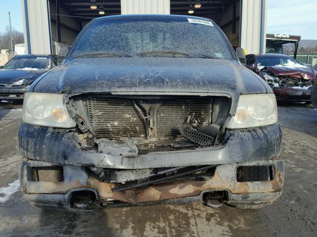 1FTPW14534KC26519 - 2004 FORD F150 SUPER BLACK photo 9