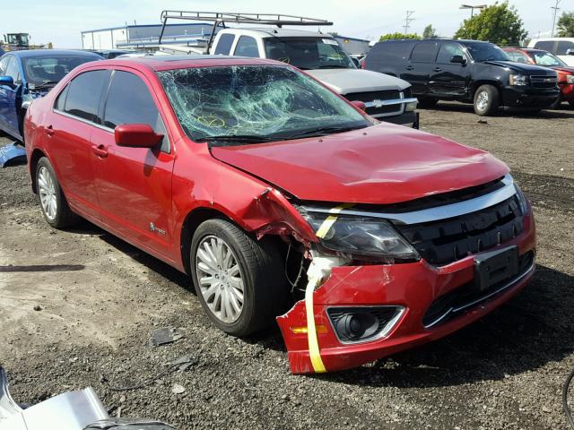 3FADP0L38CR397373 - 2012 FORD FUSION HYB RED photo 1