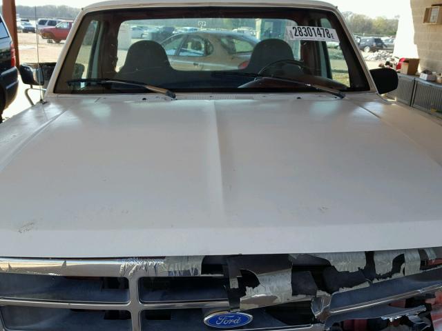 1FTEF15Y8NNB15416 - 1992 FORD F150 WHITE photo 7