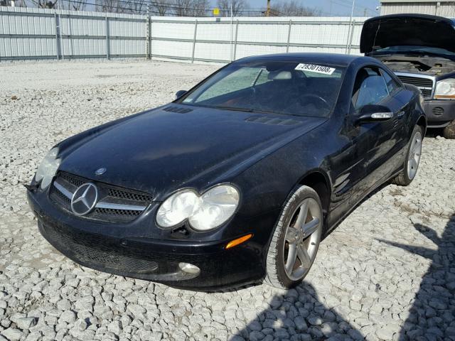 WDBSK75F73F008766 - 2003 MERCEDES-BENZ SL 500R BLACK photo 2