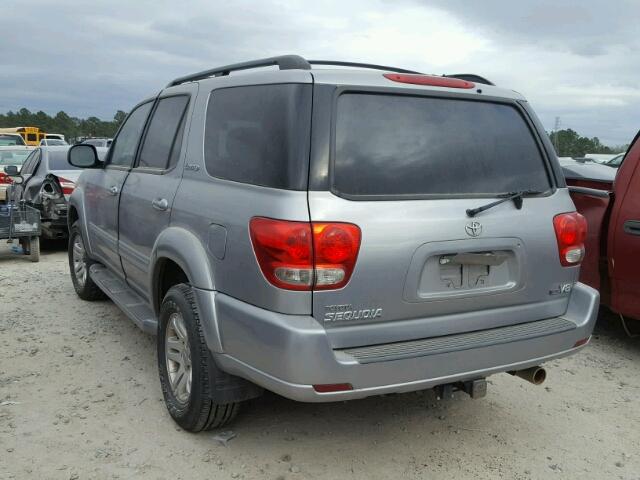 5TDZT38A66S280414 - 2006 TOYOTA SEQUOIA LI SILVER photo 3