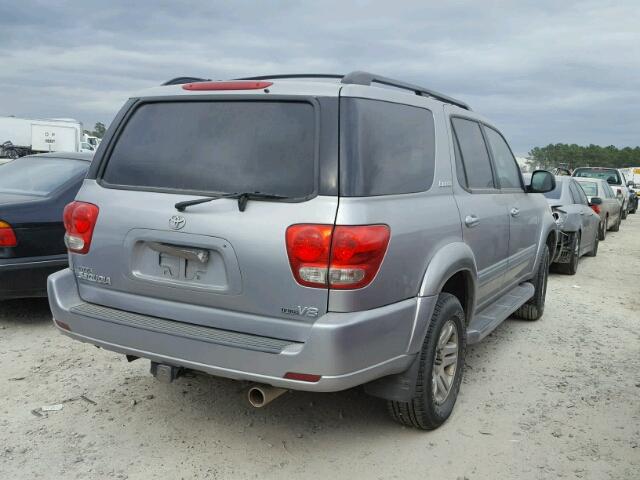 5TDZT38A66S280414 - 2006 TOYOTA SEQUOIA LI SILVER photo 4