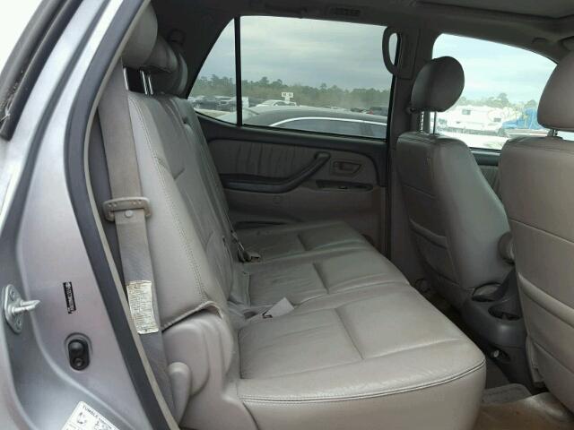 5TDZT38A66S280414 - 2006 TOYOTA SEQUOIA LI SILVER photo 6