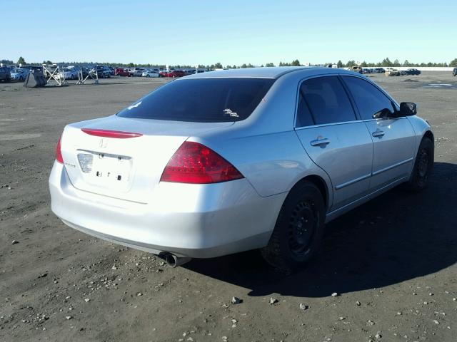 1HGCM56876A802920 - 2006 HONDA ACCORD EX SILVER photo 4