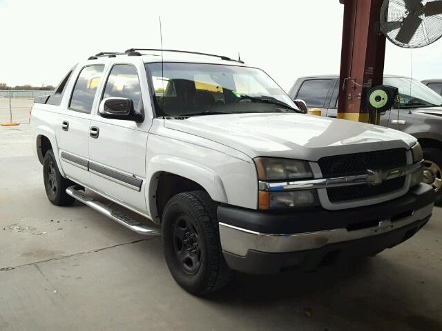 3GNEC12Z65G123634 - 2005 CHEVROLET AVALANCHE WHITE photo 1