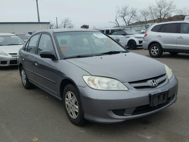 2HGES163X5H580269 - 2005 HONDA CIVIC DX V GRAY photo 1